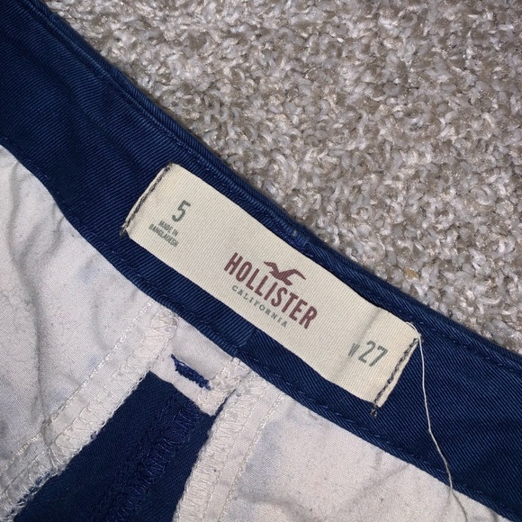 Hollister Dark Blue High Waist shorts size waist27 - Picture 4 of 5